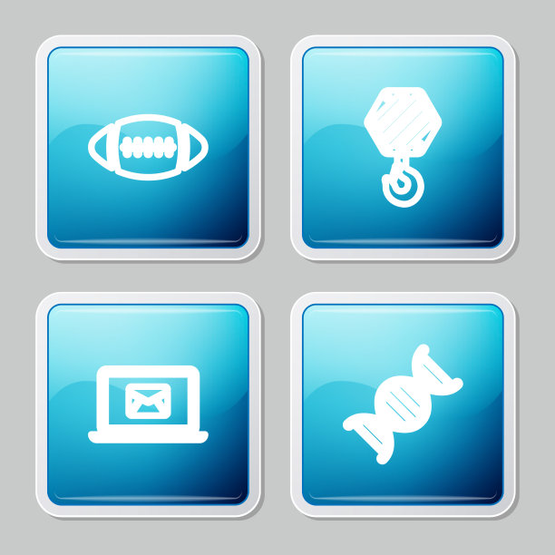 定线美式橄榄球工业钩图片下载