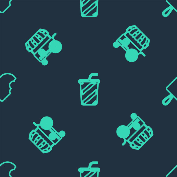 设置线玻璃与水快速街头食品车图片下载