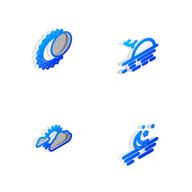 设置等距线，日落、日食、太阳和图片下载