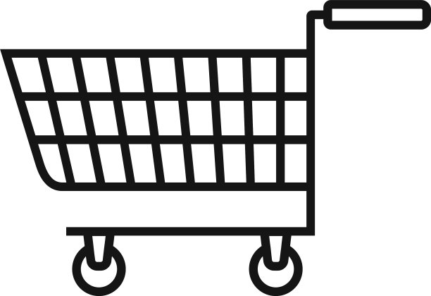 消费购物车图标轮廓风格图片下载