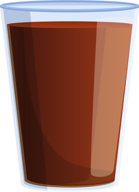 香草茶塑料杯卡通风格图标图片下载
