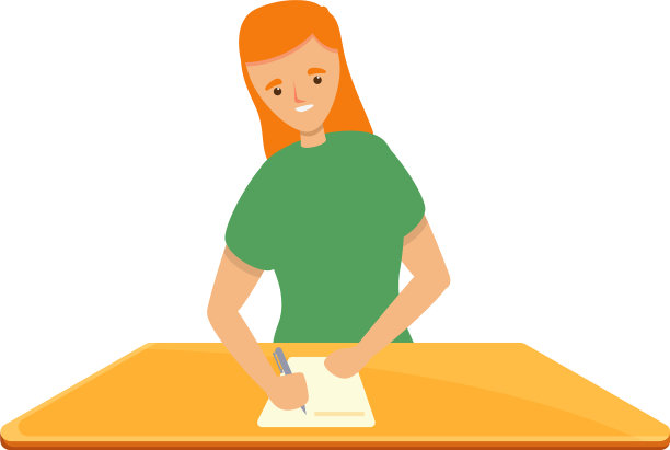 铅笔书写图标卡通风格图片下载