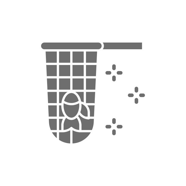 渔网灰色图标。在白色背景上隔离图片下载