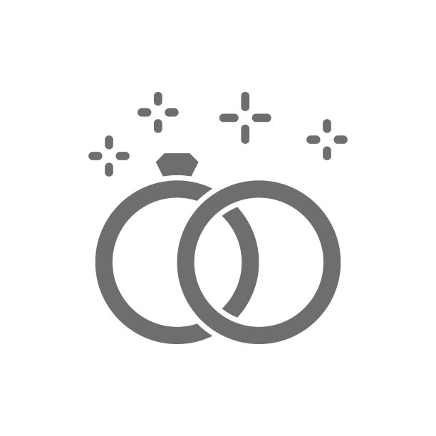 结婚戒指灰色图标。在白色背景上隔离图片下载