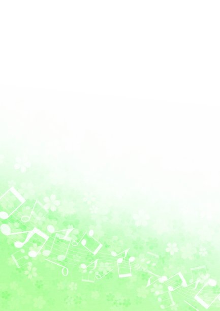 绿色乐谱架图片下载