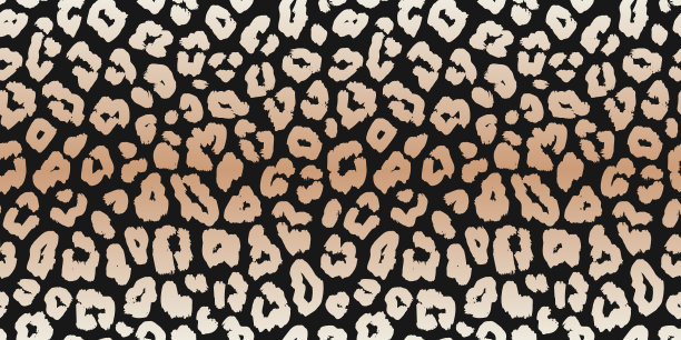 捷豹、豹纹。向量无缝模式。逼真的动物皮肤背景图片下载