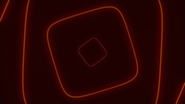 可循环的抽象数字霓虹几何隧道背景图片下载