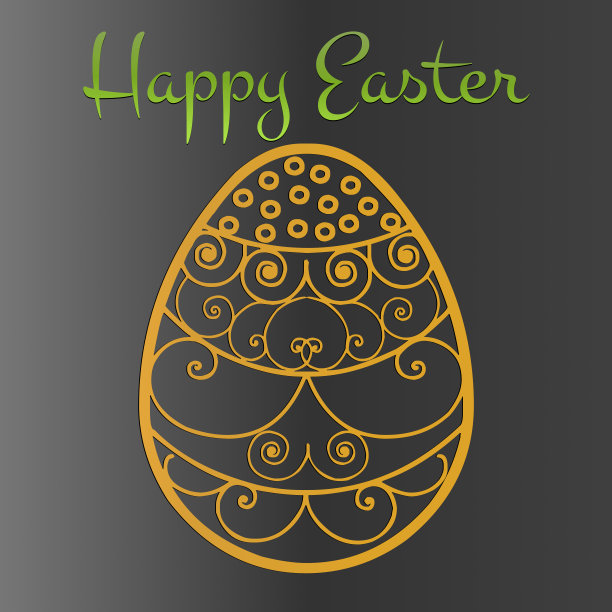 复活节贺卡快乐。图片下载