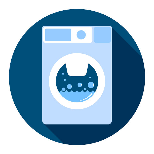带有阴影的平板式洗衣机图片下载