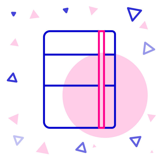 线素描簿或相册图标孤立在白色图片下载