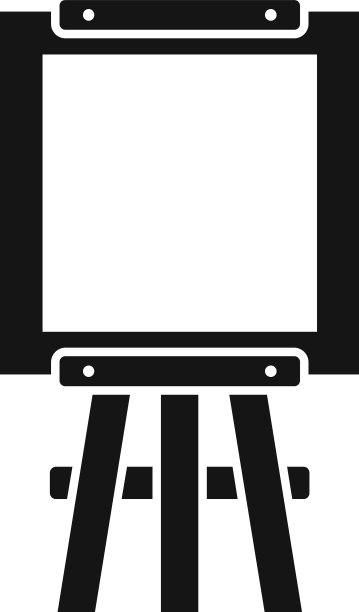 设备画架图标风格简单图片下载