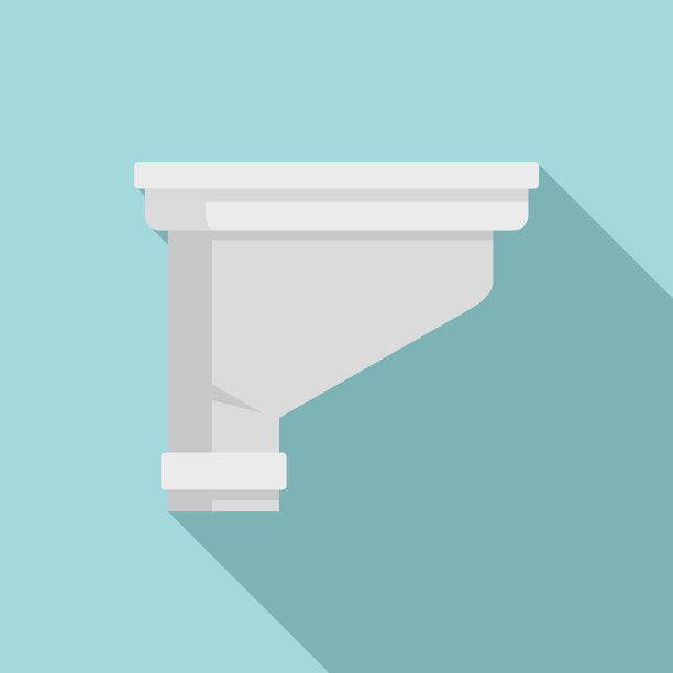 排水沟图标平面样式图片下载