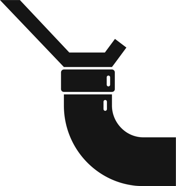 喷水排水沟图标简单的风格图片下载