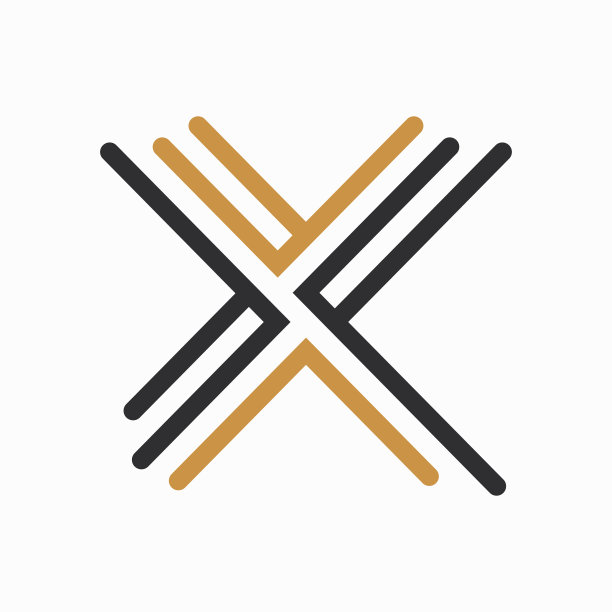 FX字母logo或XF logo设计图片下载