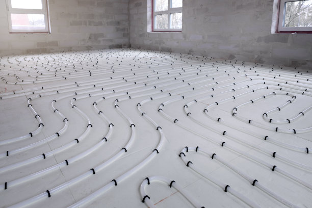 新楼安装水地板采暖系统图片下载