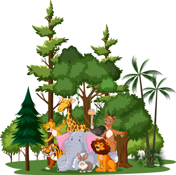 野生动物或动物园动物群与自然图片下载