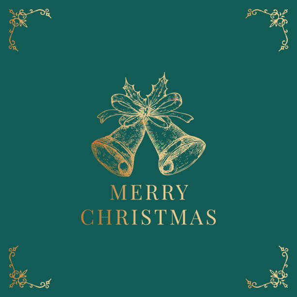 圣诞节抽象的经典标志或标签图片下载