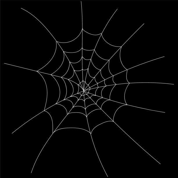 动态线性网页万圣节设计黑色图片下载