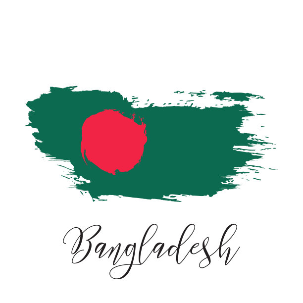 孟加拉国水彩国旗图标图片下载
