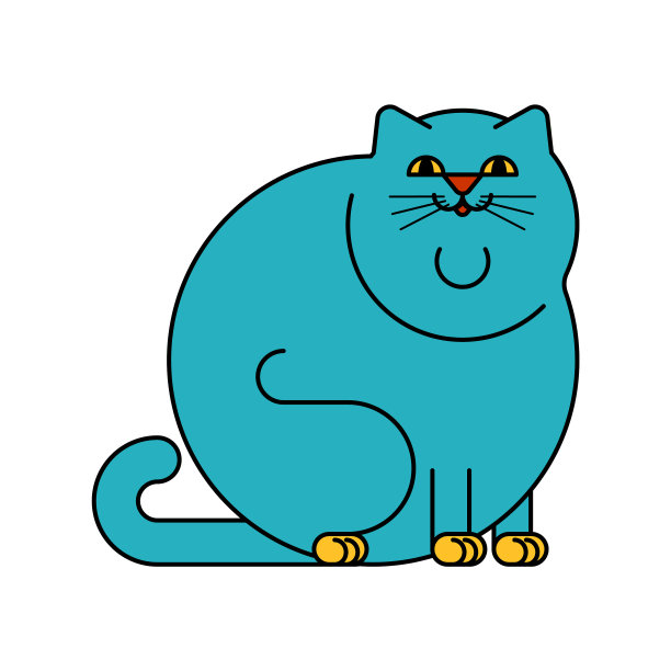 肥猫隔离厚宠物图片下载