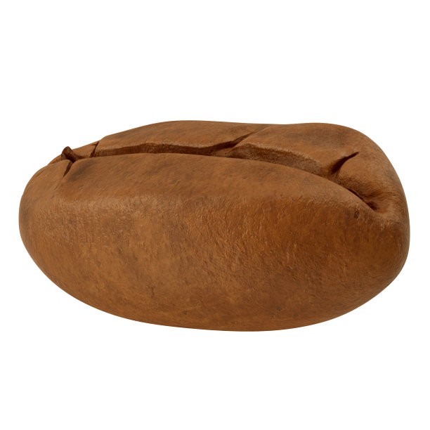 逼真的咖啡豆3D插图图片下载