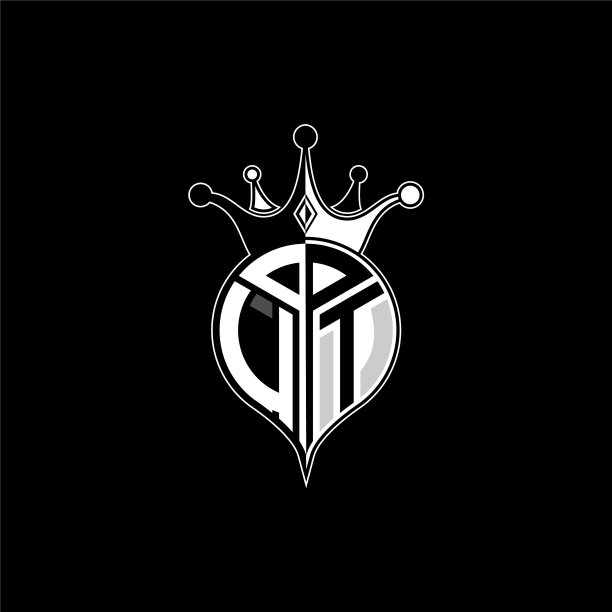 U - t圆标志，字母组合，会徽风格与小丑图片下载