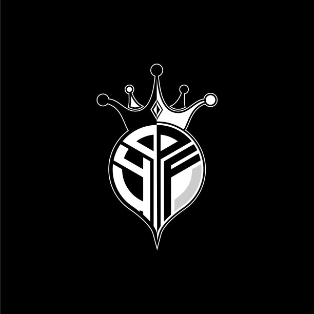 Y f圆圈图案标志与小丑会徽风格图片下载