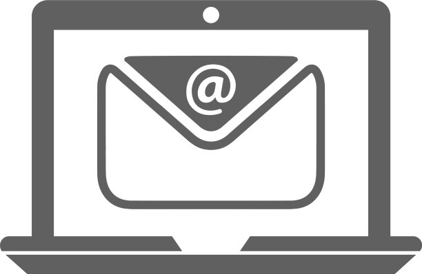 灰色版本电子邮件图标图片下载