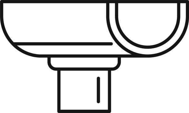 风暴水槽图标轮廓风格图片下载