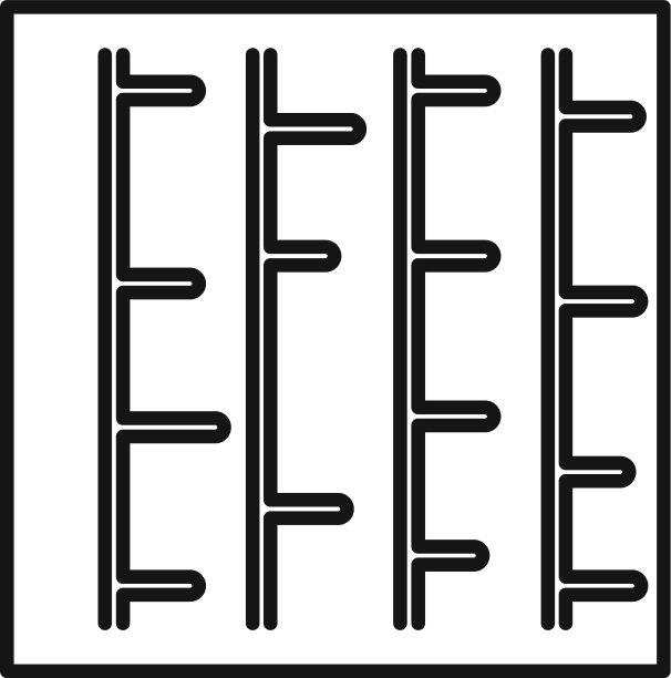 铺装混凝土图标轮廓风格图片下载