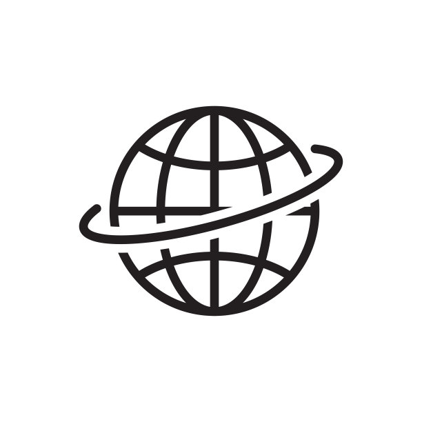 地球轮廓图标矢量，世界图标平面设计，标志，网站，社交媒体，移动应用程序，ui插图图片下载