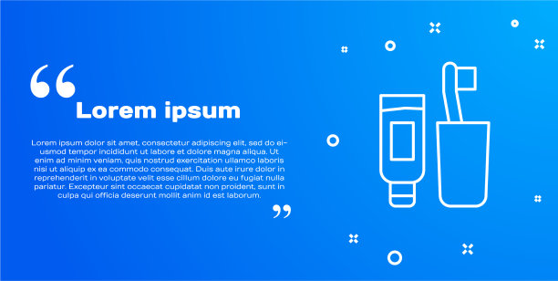 白线牙刷和管状牙膏的图标图片下载