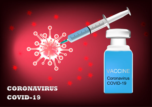注射器接种covid-19冠状病毒病媒插图图片下载