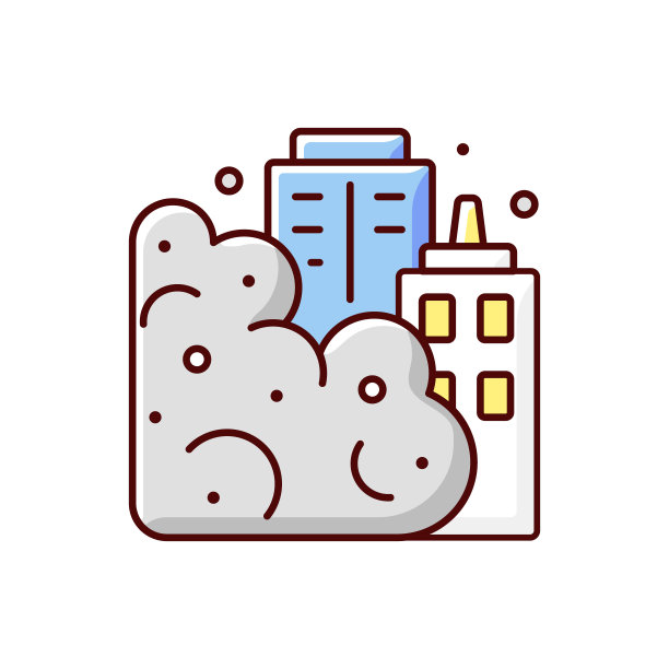 沙尘暴RGB颜色图标图片下载