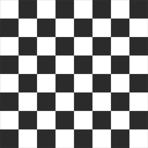 无缝花纹方格黑白方格。在白色背景上隔离图片下载