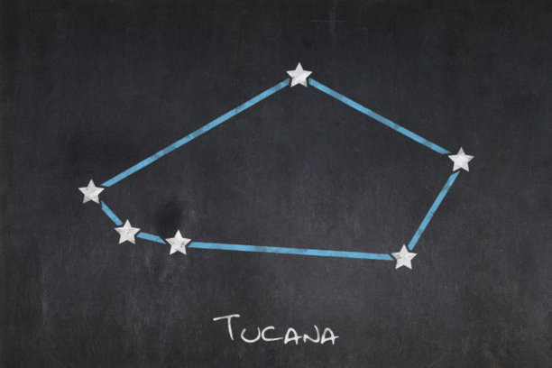 黑板-星座Tucana图片下载