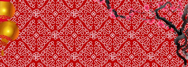 中国新年海报设计。装修数字2020。矢量插图。图片下载