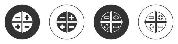 黑色XYZ坐标系统图标孤立在白色背景上。XYZ轴用于图形统计显示。圆按钮。向量图片下载