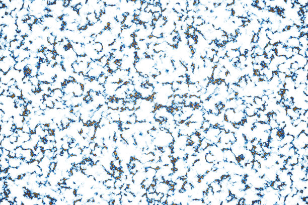 金色矿物、深蓝色云霞和白色大理石豪华室内背景图片下载