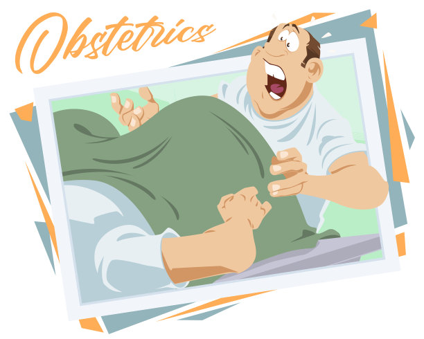 惊恐的产科医生为图片下载