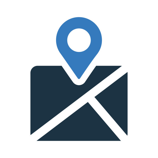 位置地图图标。可编辑矢量孤立在白色背景。图片下载