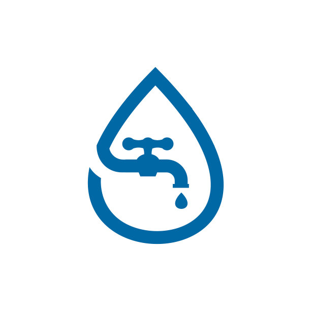 水龙头水管标志设计模板图片下载