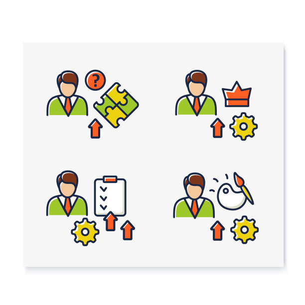 个人成长颜色图标设置图片下载