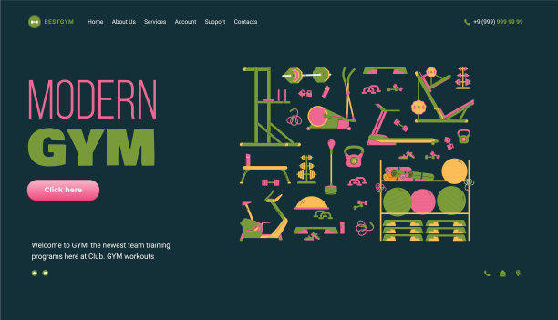 设置图标运动设备现代健身房a图片下载