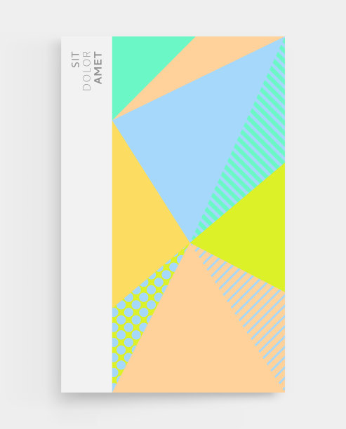 背景与抽象几何图案。封面设计模板。矢量插图。可以用于广告，市场营销或演示。图片下载