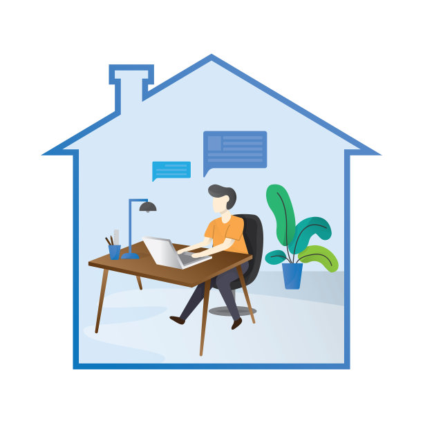 在家工作，待在家里图片下载