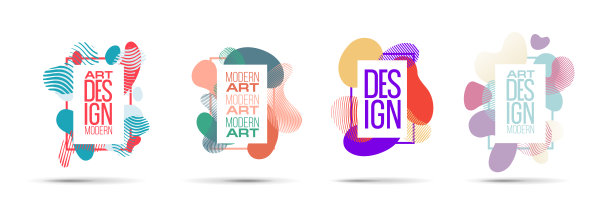 矢量框架艺术图形为潮人。动态框架时尚的塑料液体几何形状的黑色背景。用于设计名片、请柬、礼品卡、传单小册子的元素。图片下载