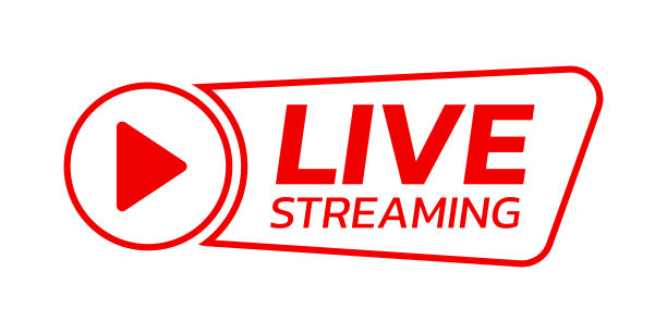 直播流图标或按钮。在线广播的标志。矢量插图。图片下载