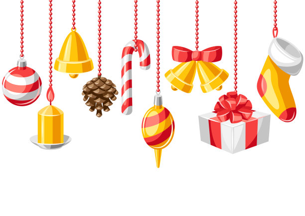 圣诞快乐无缝图案图片下载