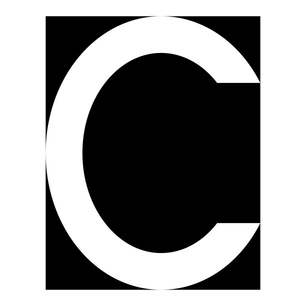 简洁优雅字母C高级标志图片下载